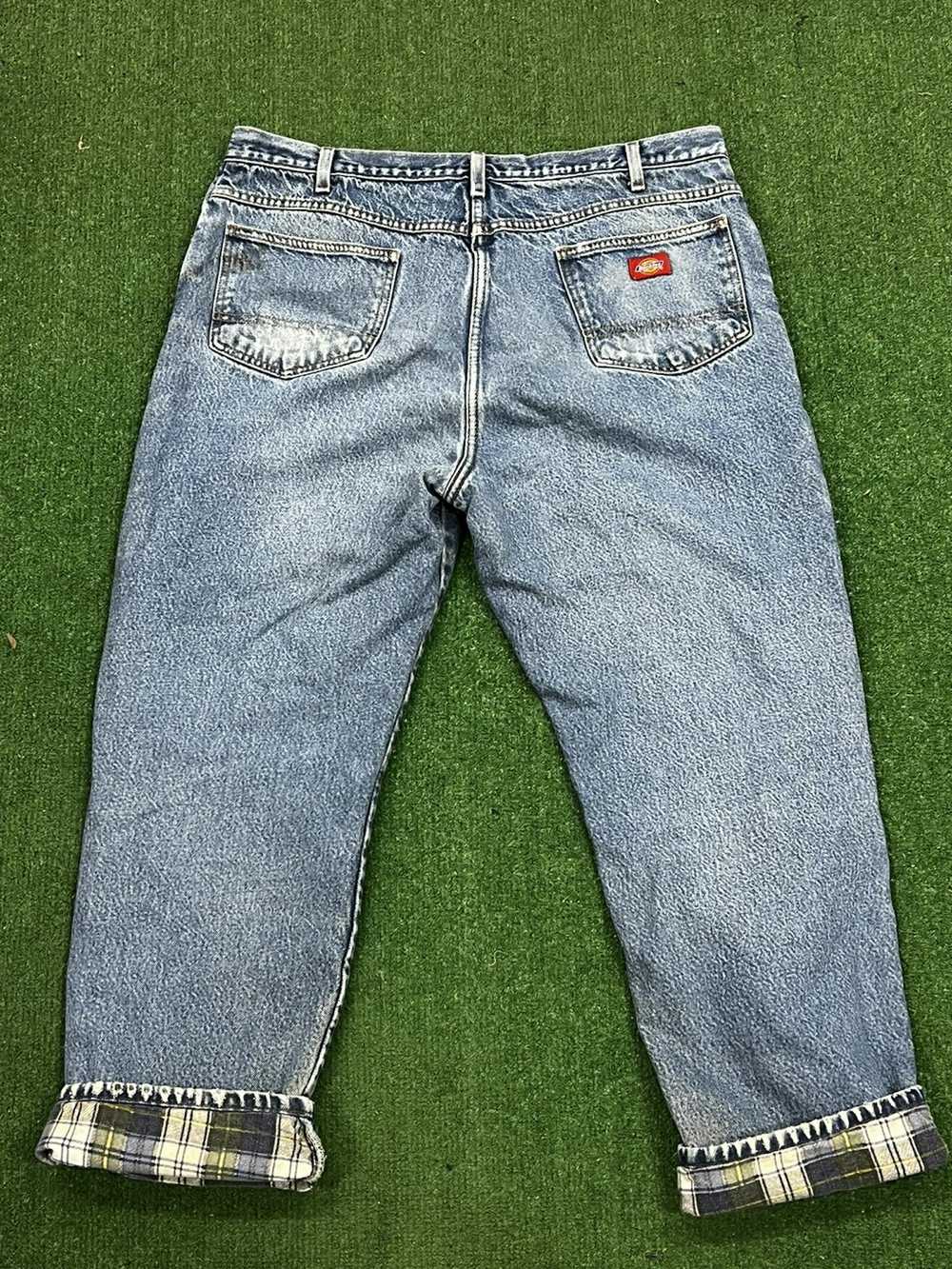 Carhartt × Vintage Y2k Dickies Flannel Lined Jeans - image 6