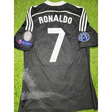 Real Madrid 2014-15 Dragon Shirt Ronaldo 7 Size XL Retro Jersey high quality Long Sleeve