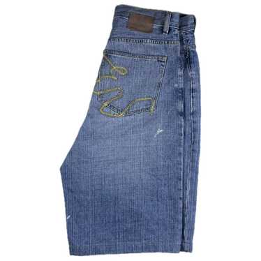 Vintage vintage 2000s baggy wide leg blue urban frontier sweatpants