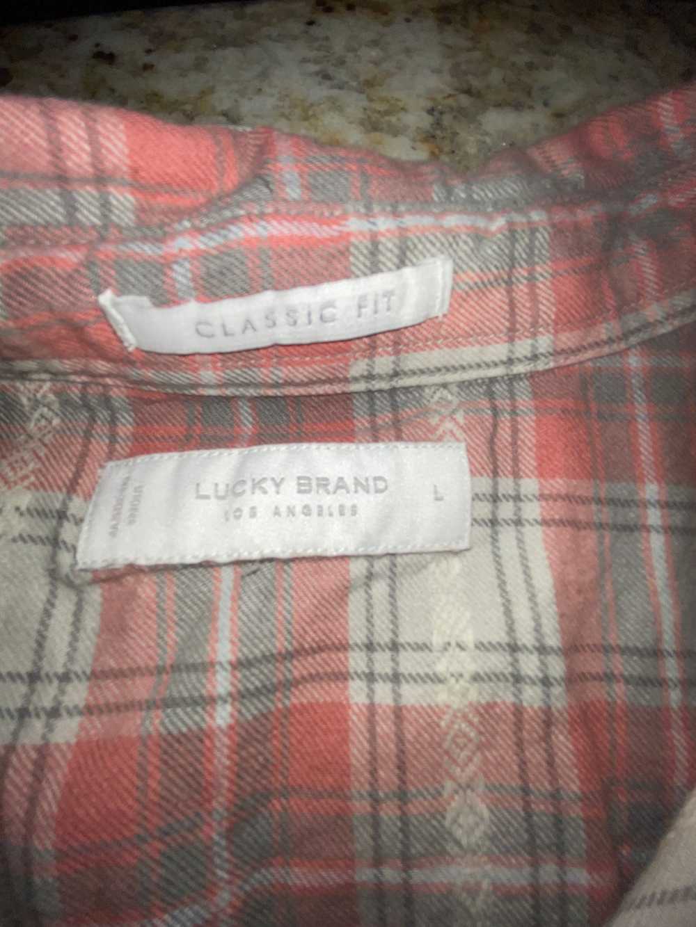 Lucky Brand Flannel Button up - image 2