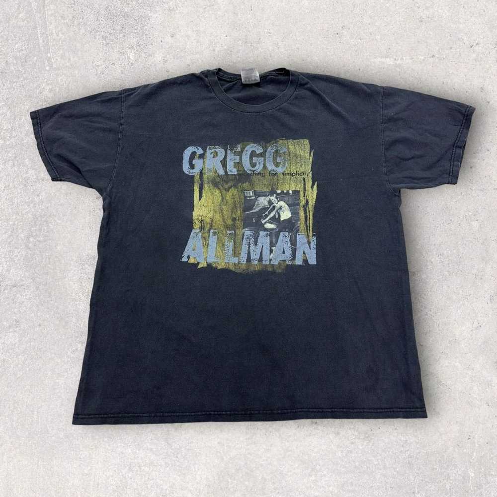Band Tees × Hanes × Vintage Vintage Gregg Allman … - image 1