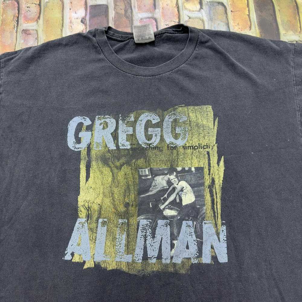 Band Tees × Hanes × Vintage Vintage Gregg Allman … - image 3