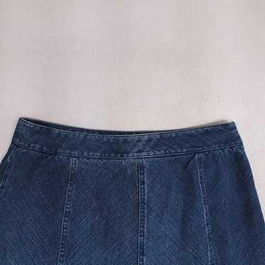 Covington Covington Button Denim Long Jean Skirt W
