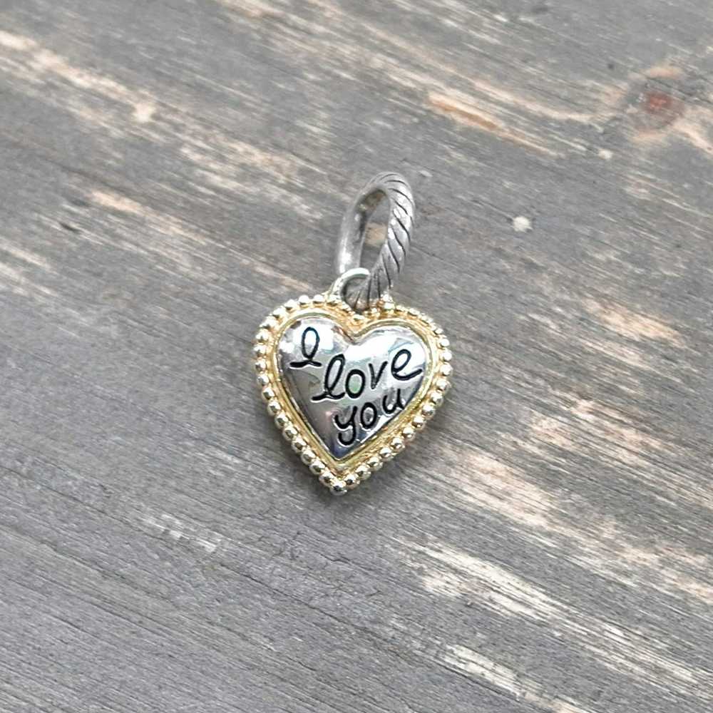 Brighton Brighton Heart ABC Dangle Charm I Love Y… - image 1