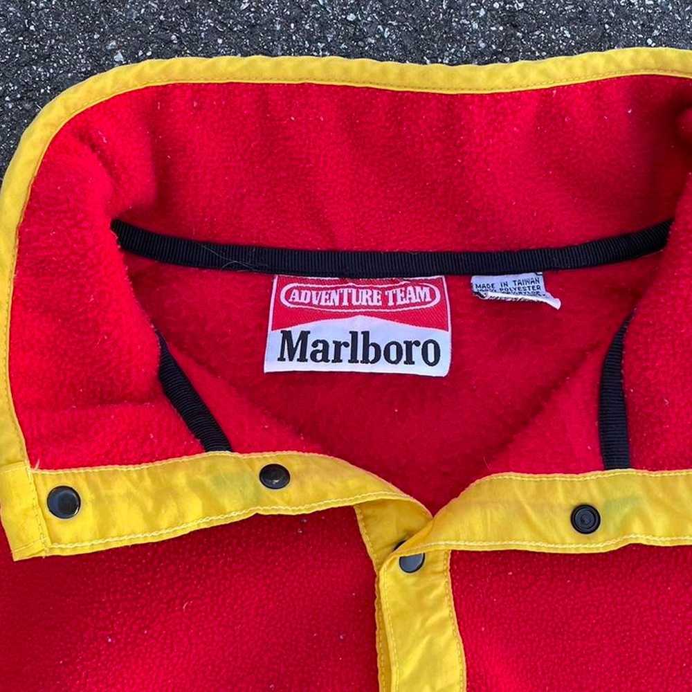 Marlboro × Vintage Vintage 90s Marlboro Fleece Pu… - image 5