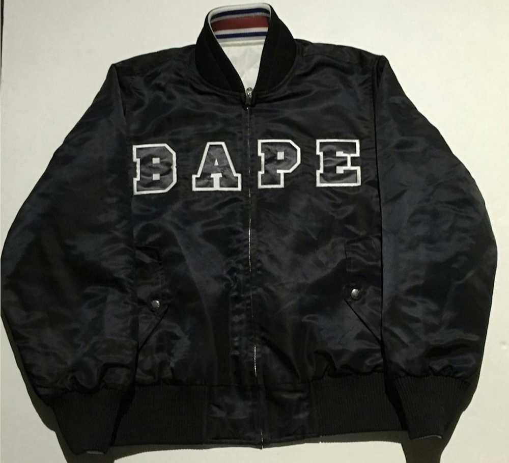 Bape Bape reversible souvenir bomber jacket coat - image 1