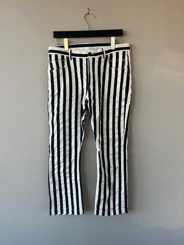 Ann Demeulemeester SS14 Striped Cropped Trousers