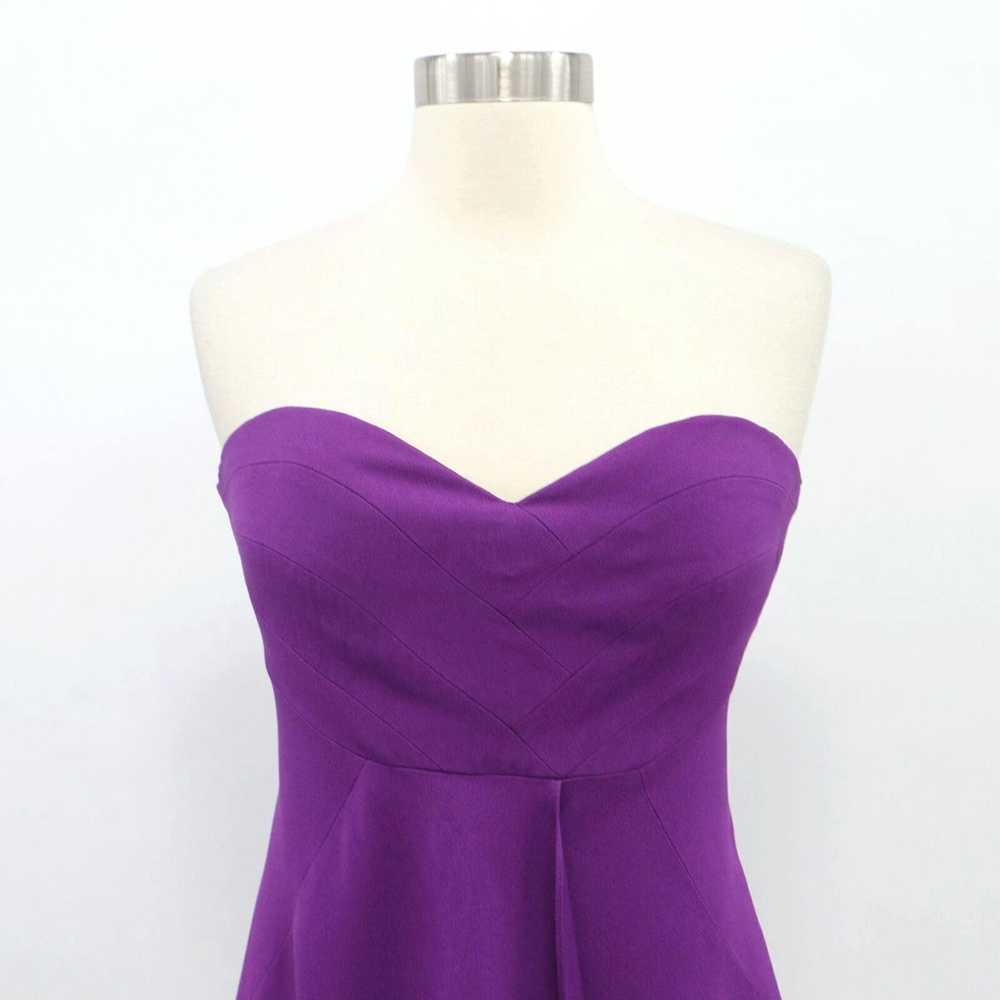 Tibi Tibi Mini Dress Womens 6 Purple Violet Strap… - image 2