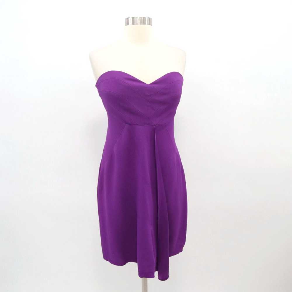 Tibi Tibi Mini Dress Womens 6 Purple Violet Strap… - image 3