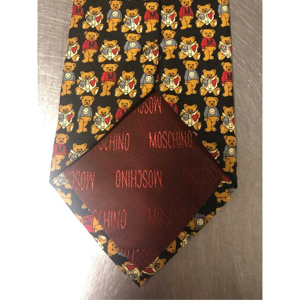 Moschino Moschino Men’s Teddy Bear Vintage Tie Si… - image 2