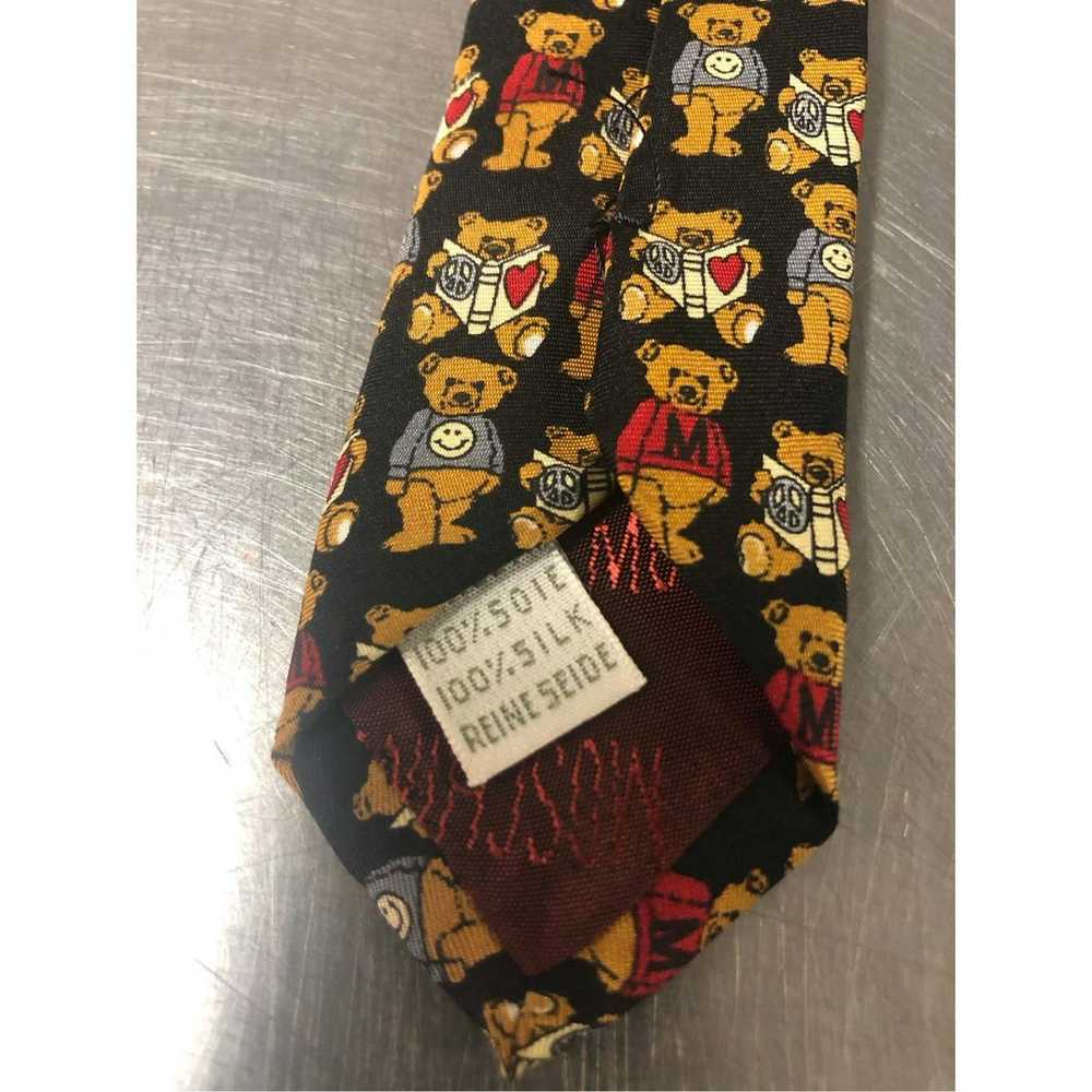 Moschino Moschino Men’s Teddy Bear Vintage Tie Si… - image 4