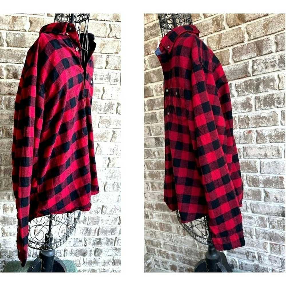 Hawke & Co. Hawke & Co Flannel Shirt Mens XXL Red… - image 10