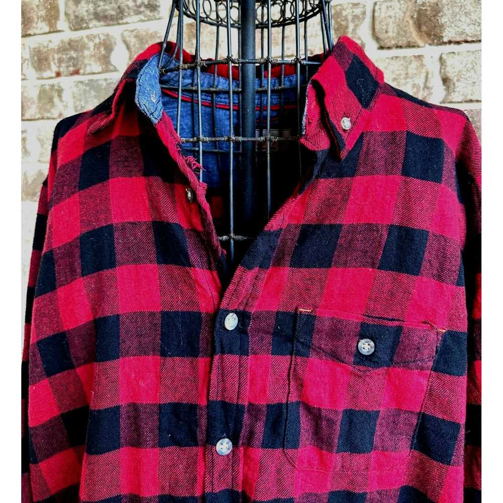 Hawke & Co. Hawke & Co Flannel Shirt Mens XXL Red… - image 2