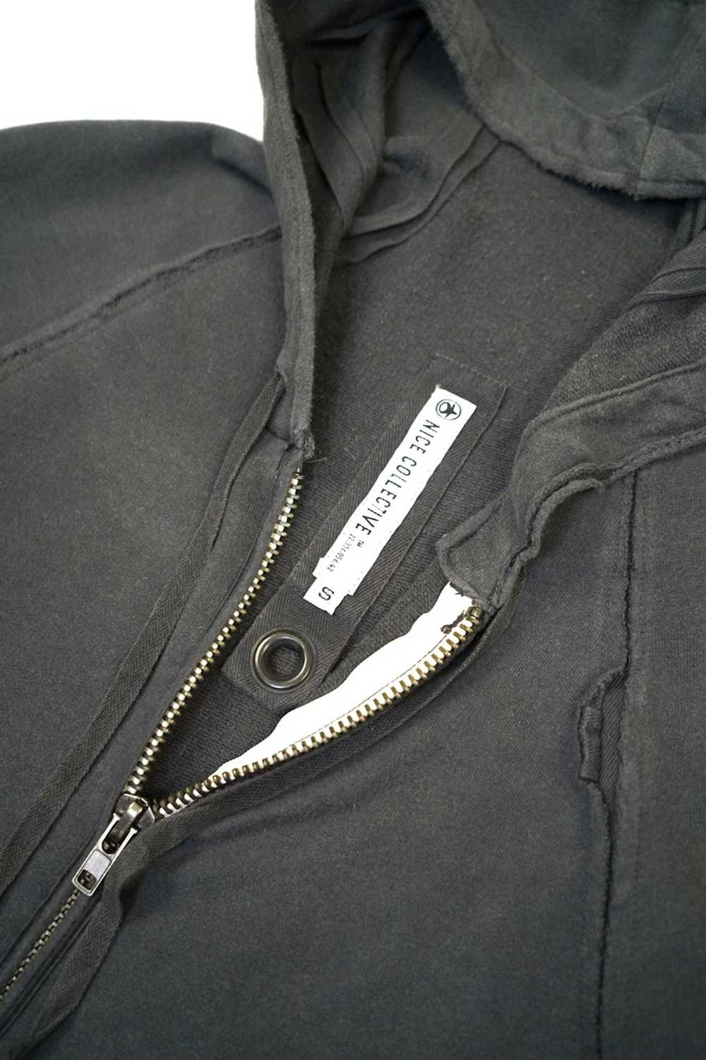 N.I.C.E. Collective Full Zip Deconstructed Hoodie… - image 4