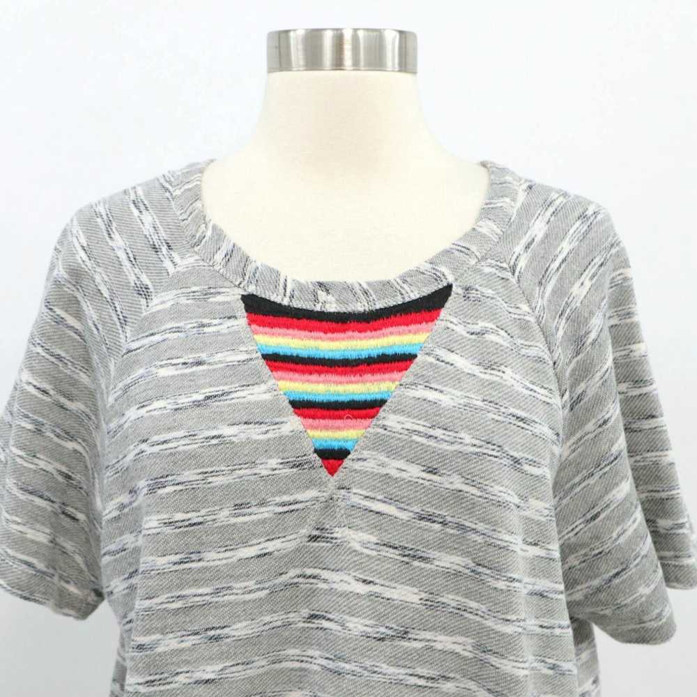 Rainbow Manoush Sweatshirt Pullover Top Womens S … - image 2