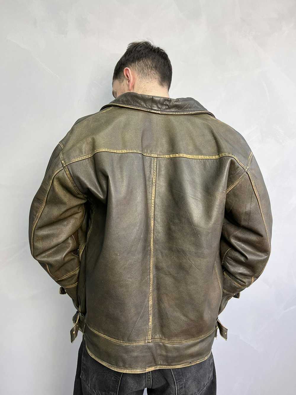 Genuine Leather × Leather Jacket × Vintage Vintag… - image 10