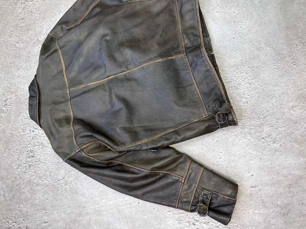 Genuine Leather × Leather Jacket × Vintage Vintag… - image 12