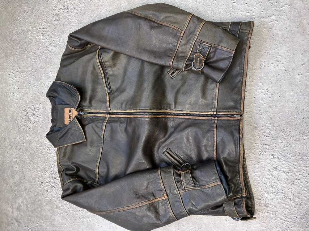 Genuine Leather × Leather Jacket × Vintage Vintag… - image 8