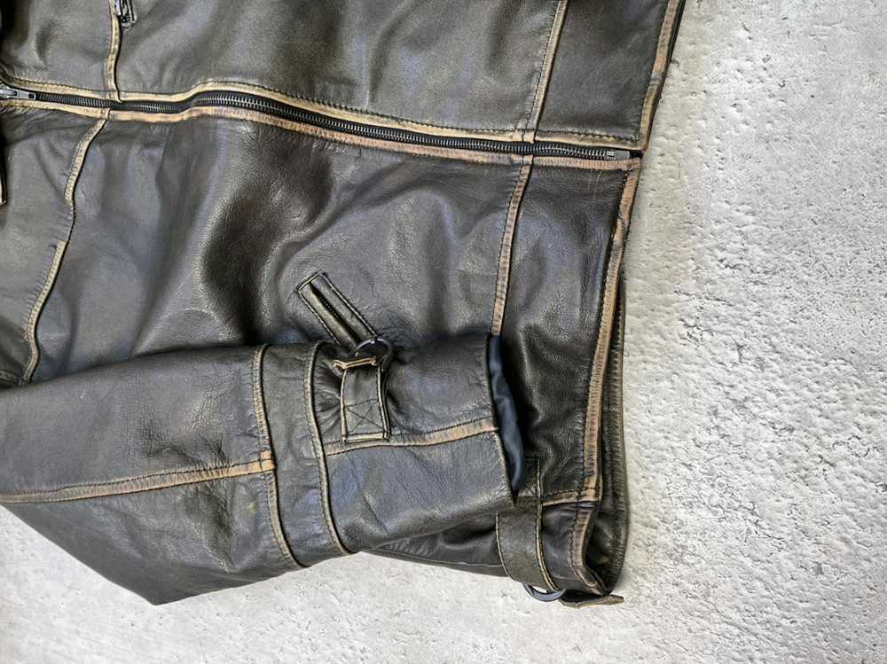 Genuine Leather × Leather Jacket × Vintage Vintag… - image 9