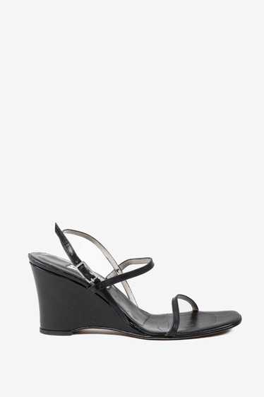 Giorgio Armani Giorgio Armani Square Toe Wedge Bla