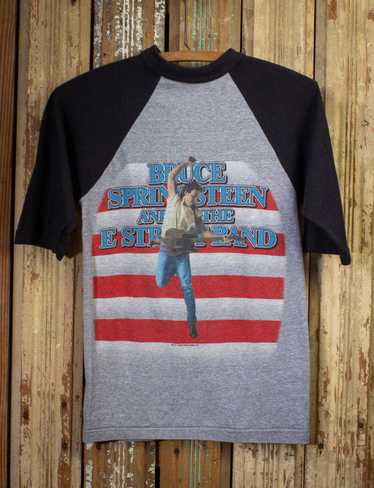 Band Tees × Vintage Vintage Bruce Springsteen Bor… - image 1