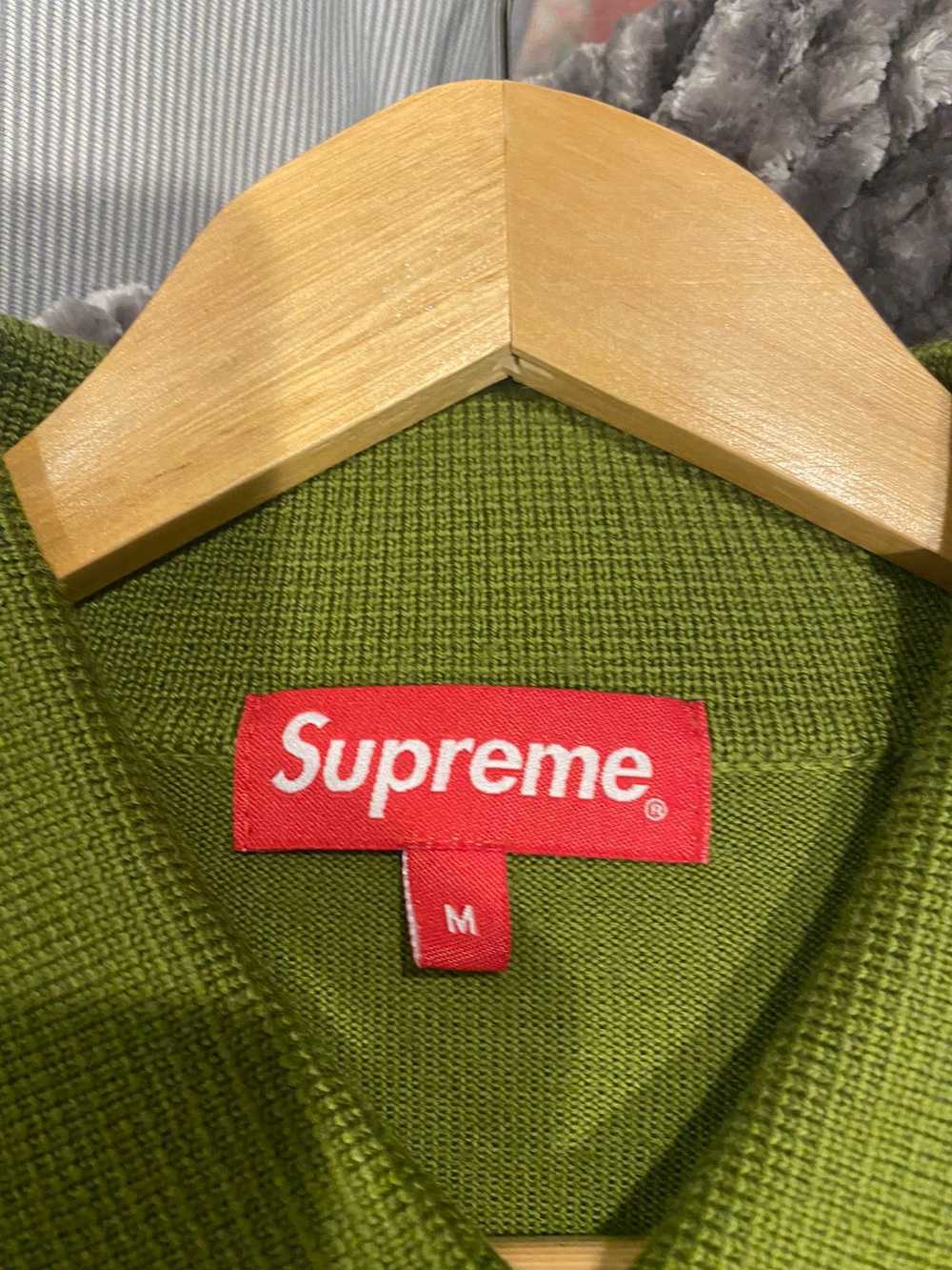 Supreme SS17 Arrows Striped Polo Sweater - image 4
