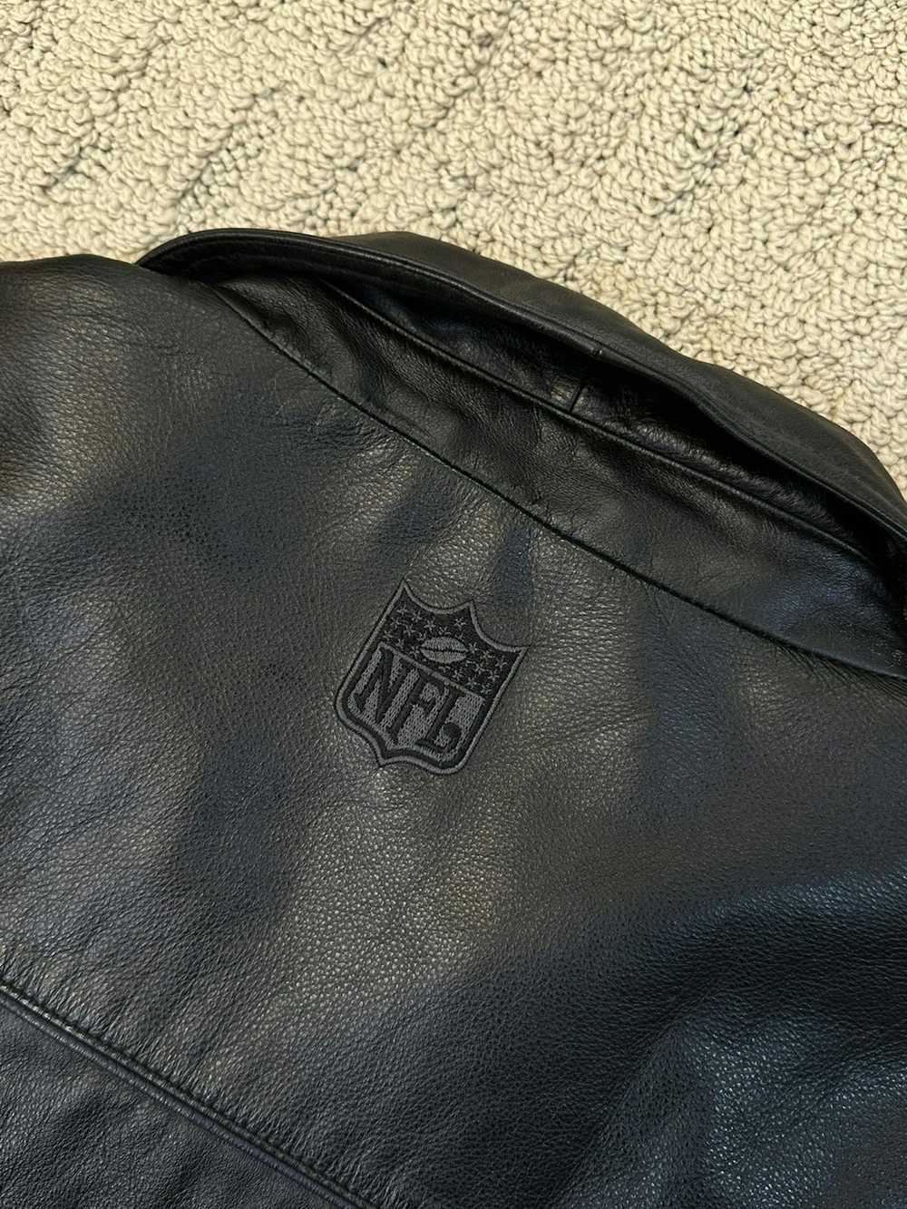 Reebok Reebok On Field Genuine Leather NFL Jacket… - image 10