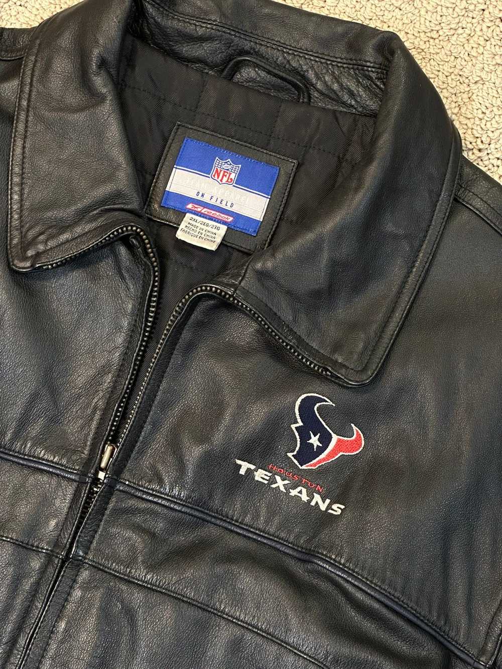 Reebok Reebok On Field Genuine Leather NFL Jacket… - image 2