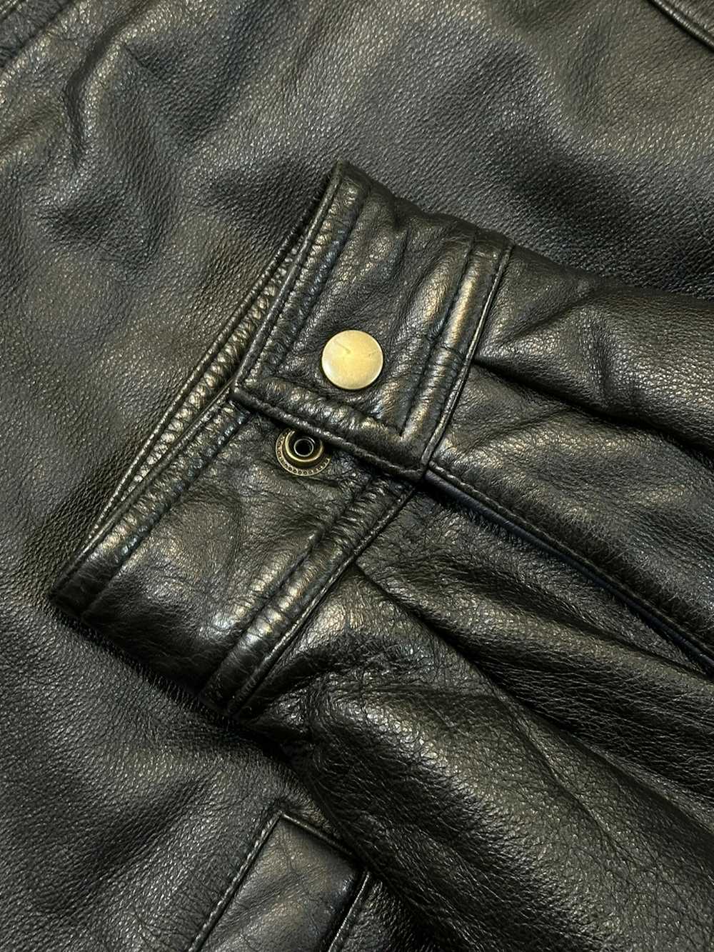 Reebok Reebok On Field Genuine Leather NFL Jacket… - image 4