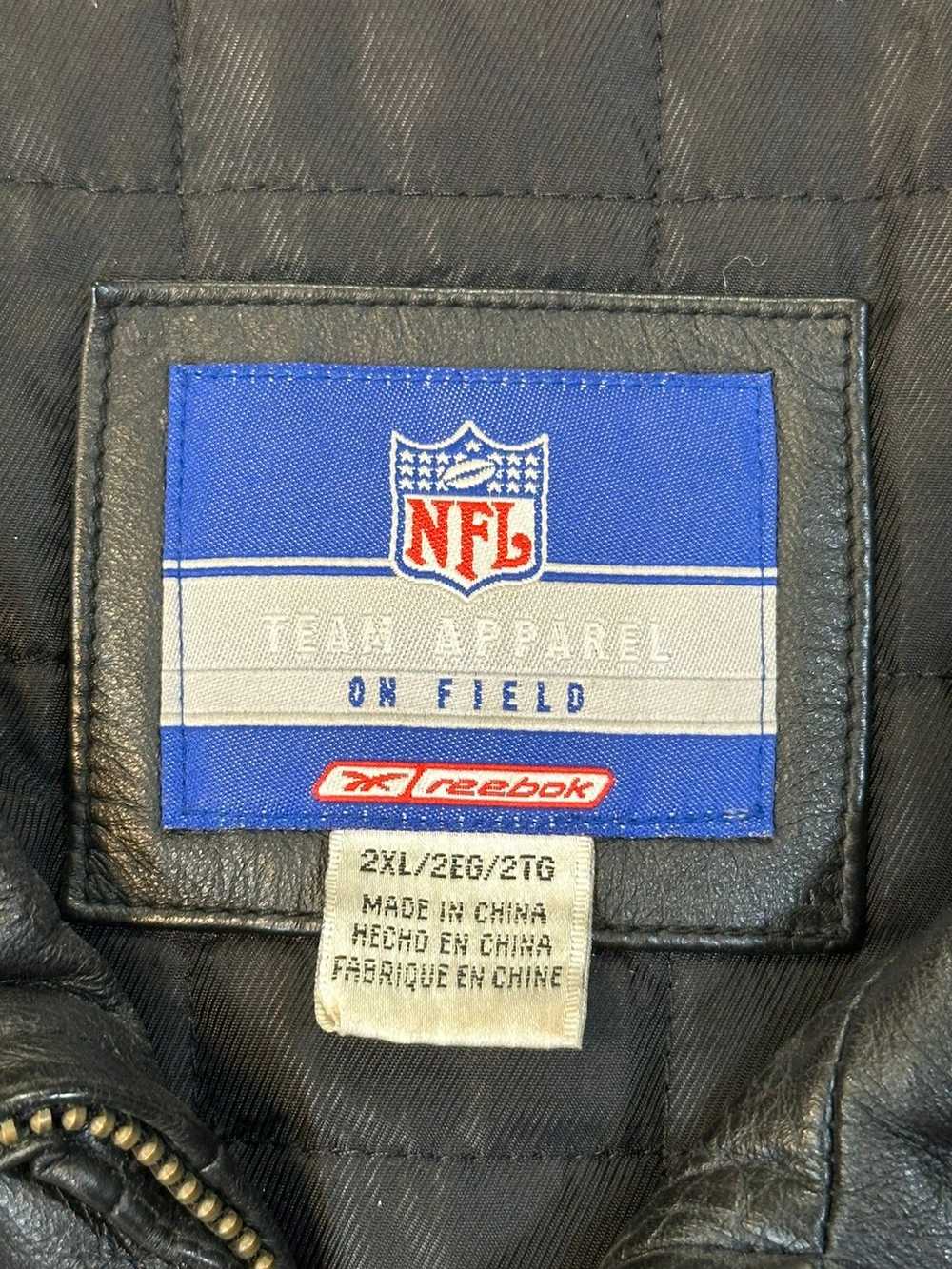 Reebok Reebok On Field Genuine Leather NFL Jacket… - image 5
