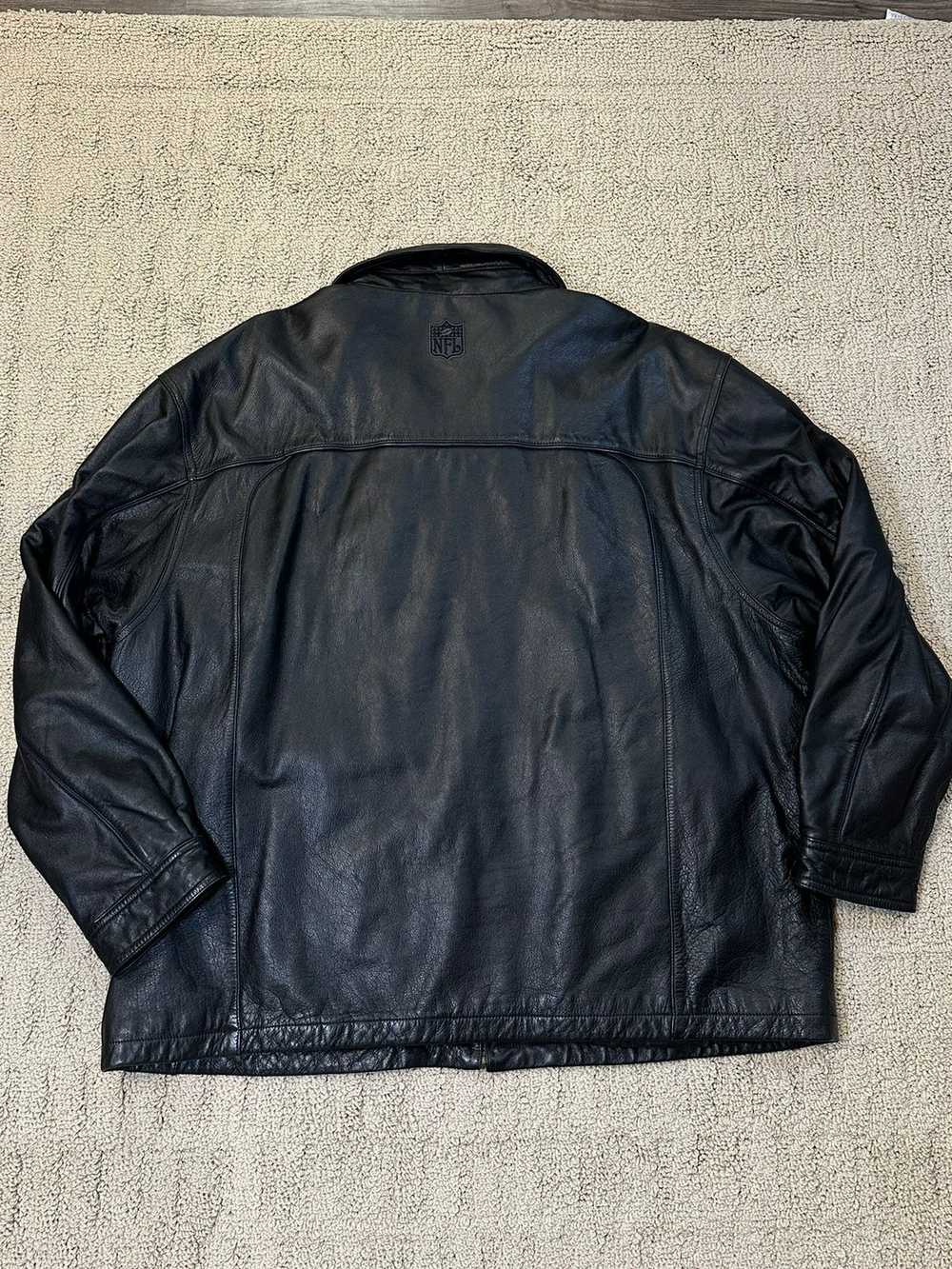 Reebok Reebok On Field Genuine Leather NFL Jacket… - image 9