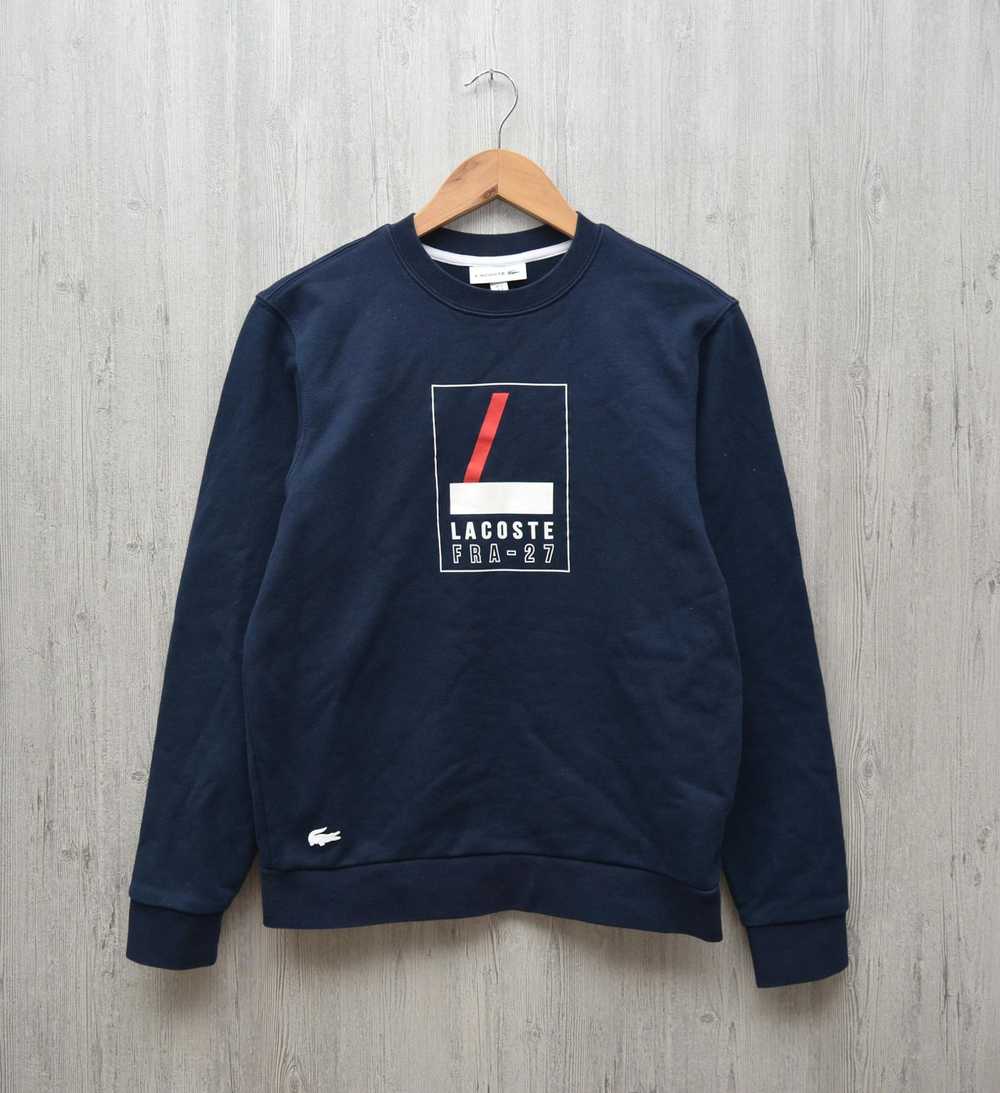 Lacoste Lacoste Box Logo Sweatshirt Navy Size S S… - image 1