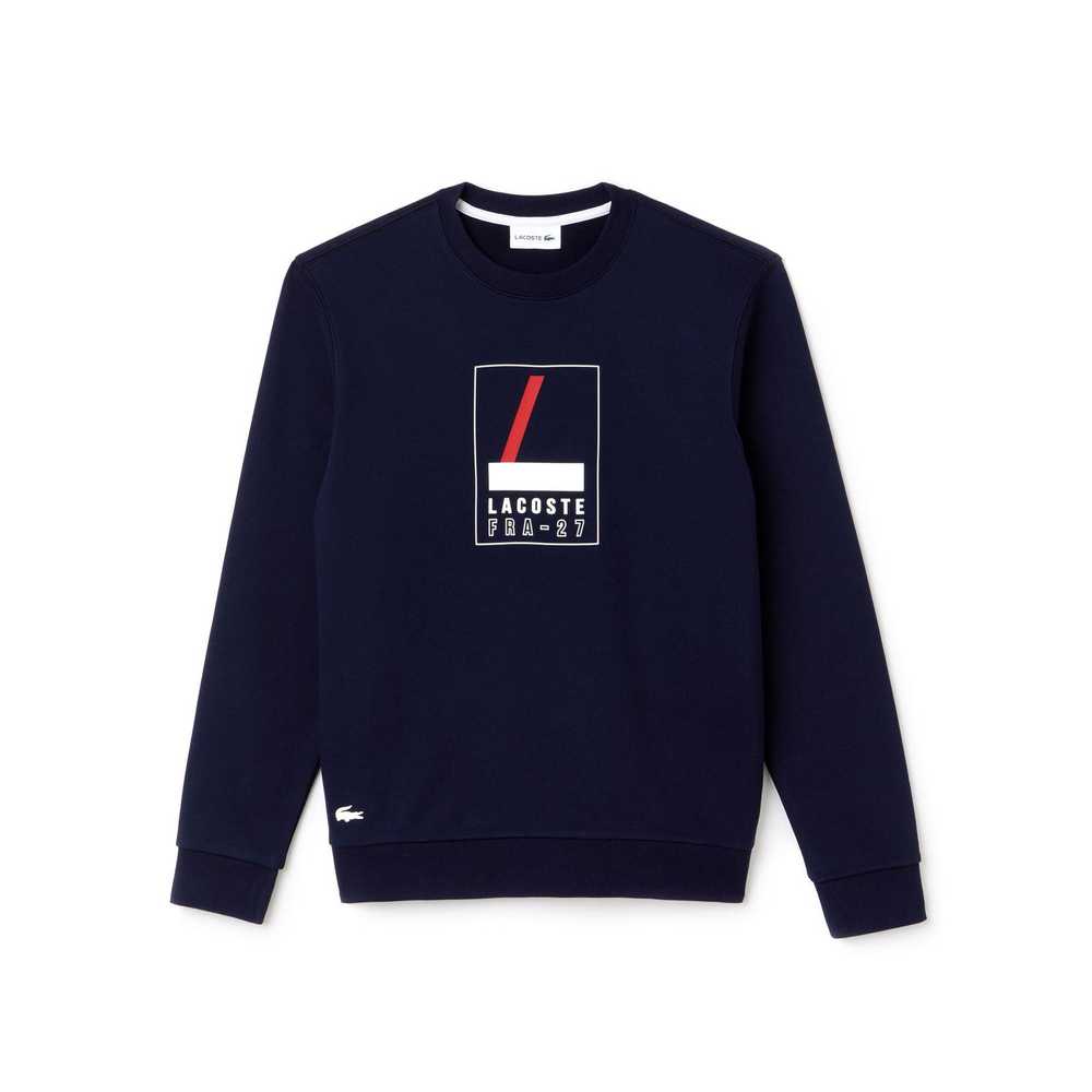 Lacoste Lacoste Box Logo Sweatshirt Navy Size S S… - image 5