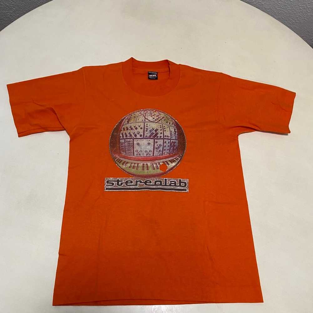 VTG Original 80s 90s Stereolab Band T Shirt First… - image 1