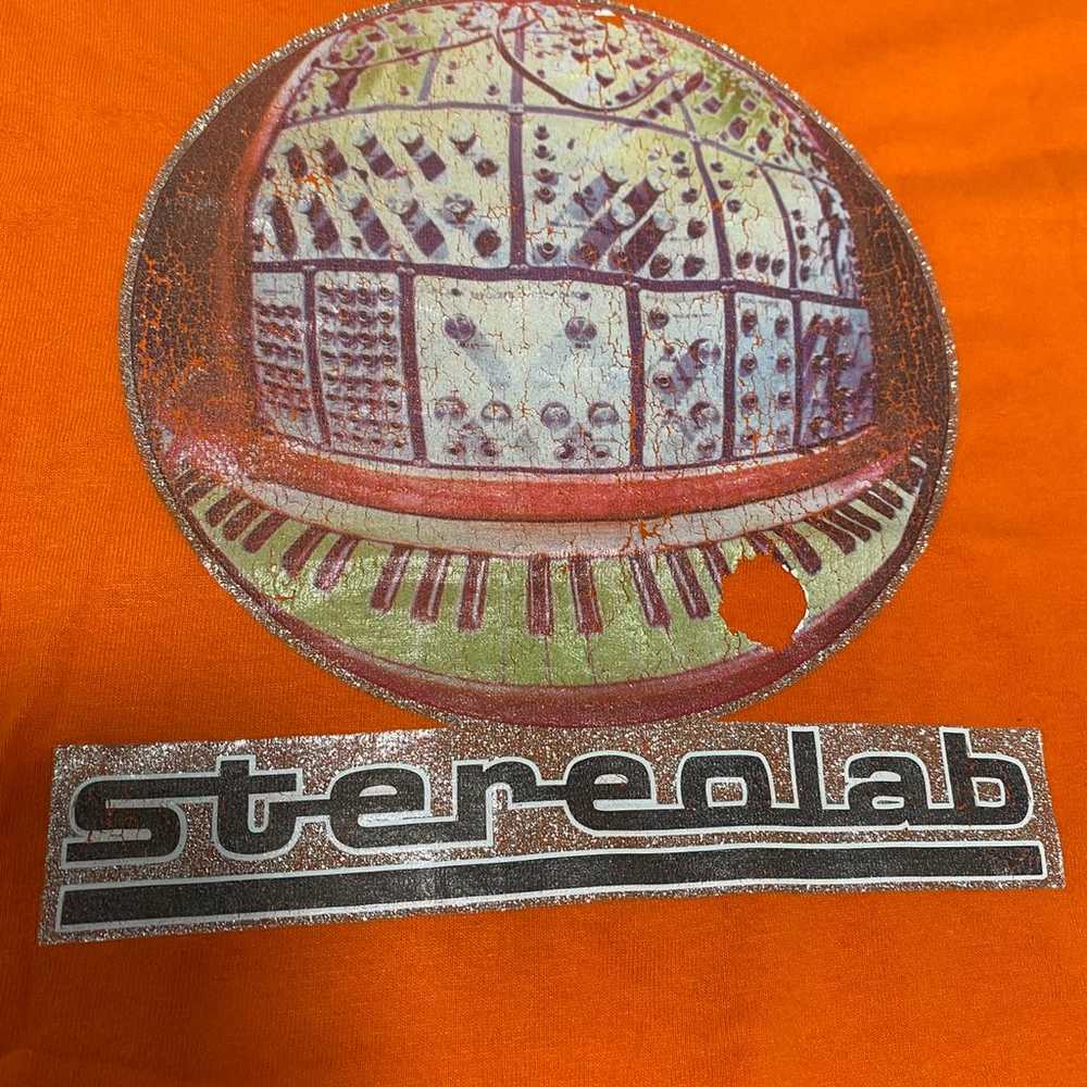 VTG Original 80s 90s Stereolab Band T Shirt First… - image 2
