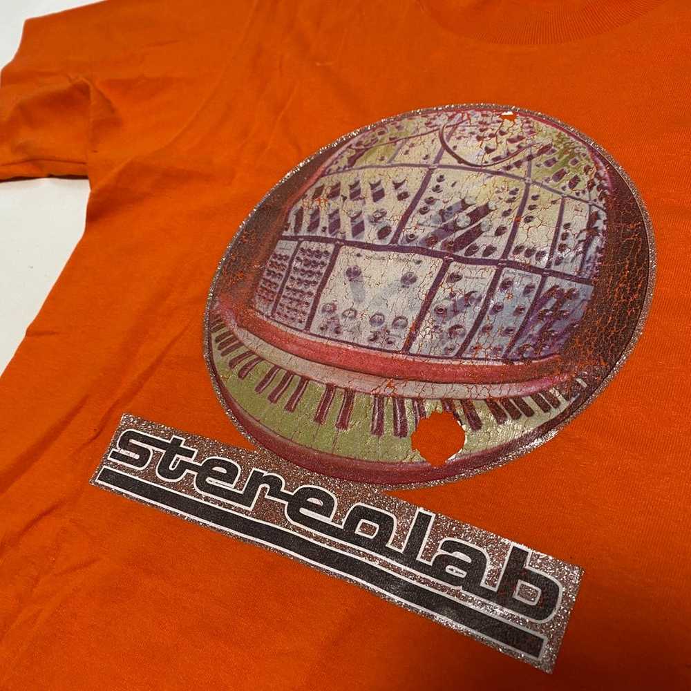 VTG Original 80s 90s Stereolab Band T Shirt First… - image 4