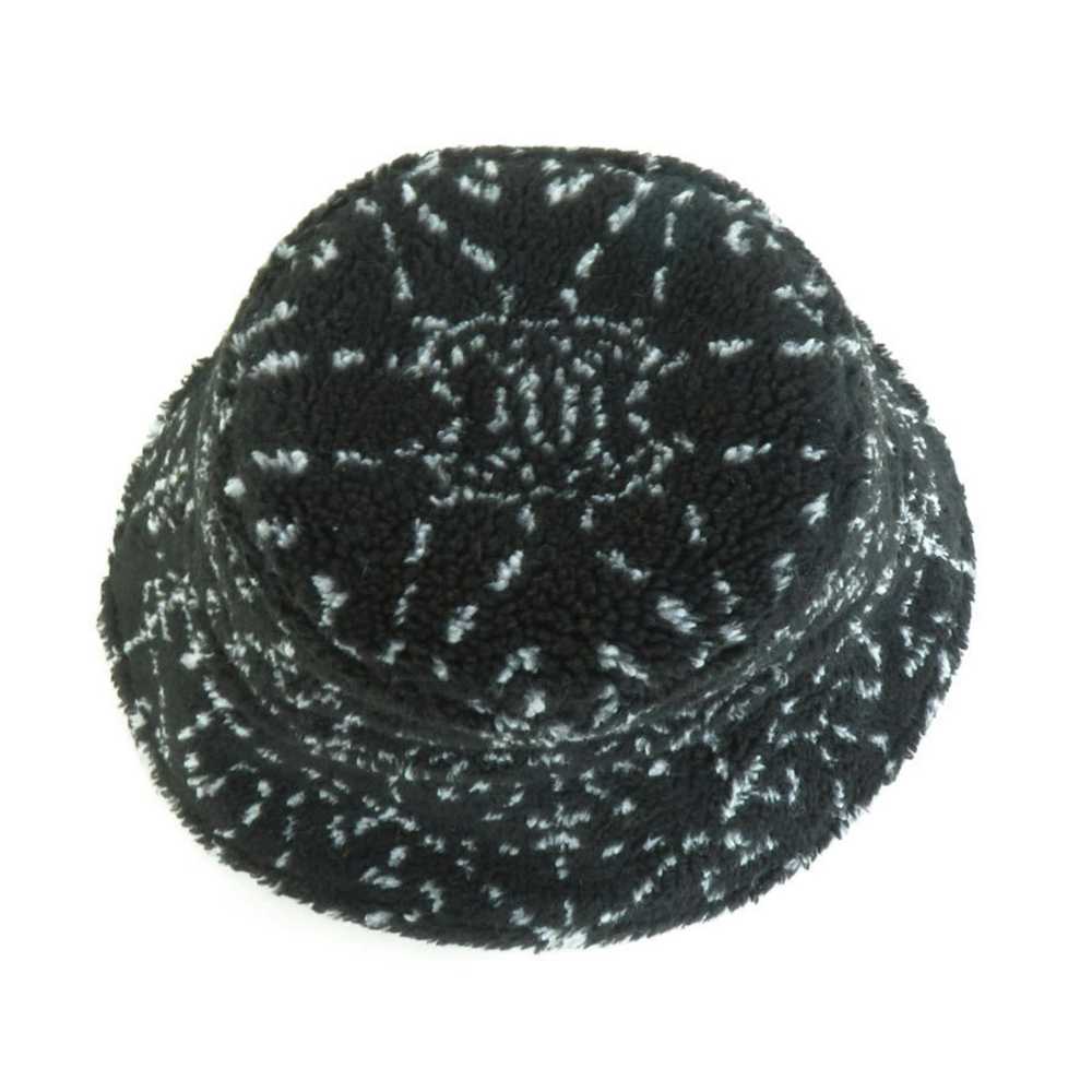 Chanel CHANEL Hat Bucket Coco Mark Boa Black/Whit… - image 2
