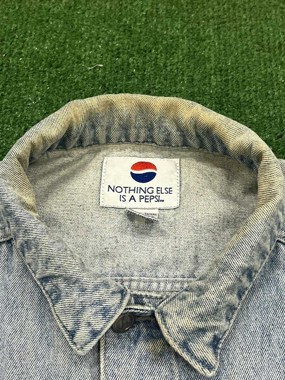 Pepsi × Rare × Vintage 90s Pepsi Jean Jacket - image 4