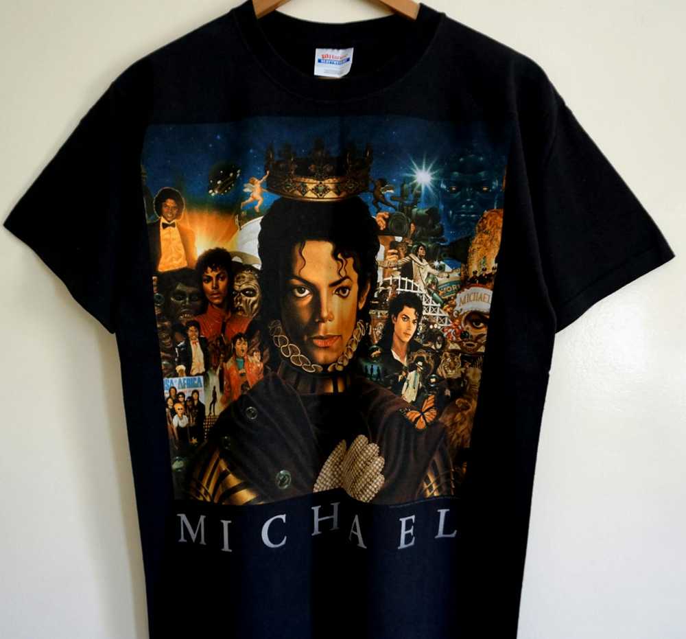 Hanes × Michael Jackson × Vintage Tee very rare M… - image 2