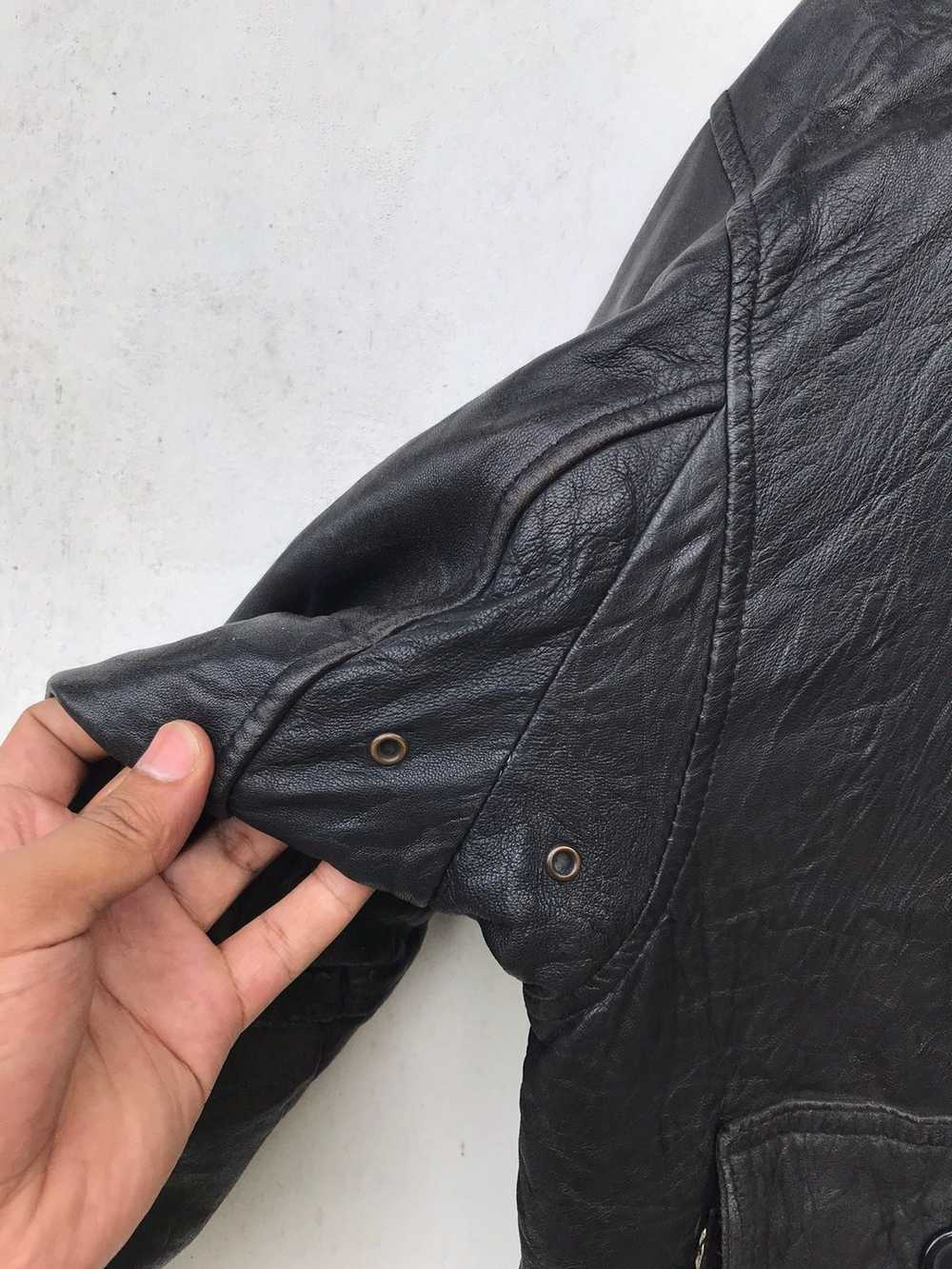 Avirex × Leather Jacket × Vintage RARE🔥Vintage 8… - image 10