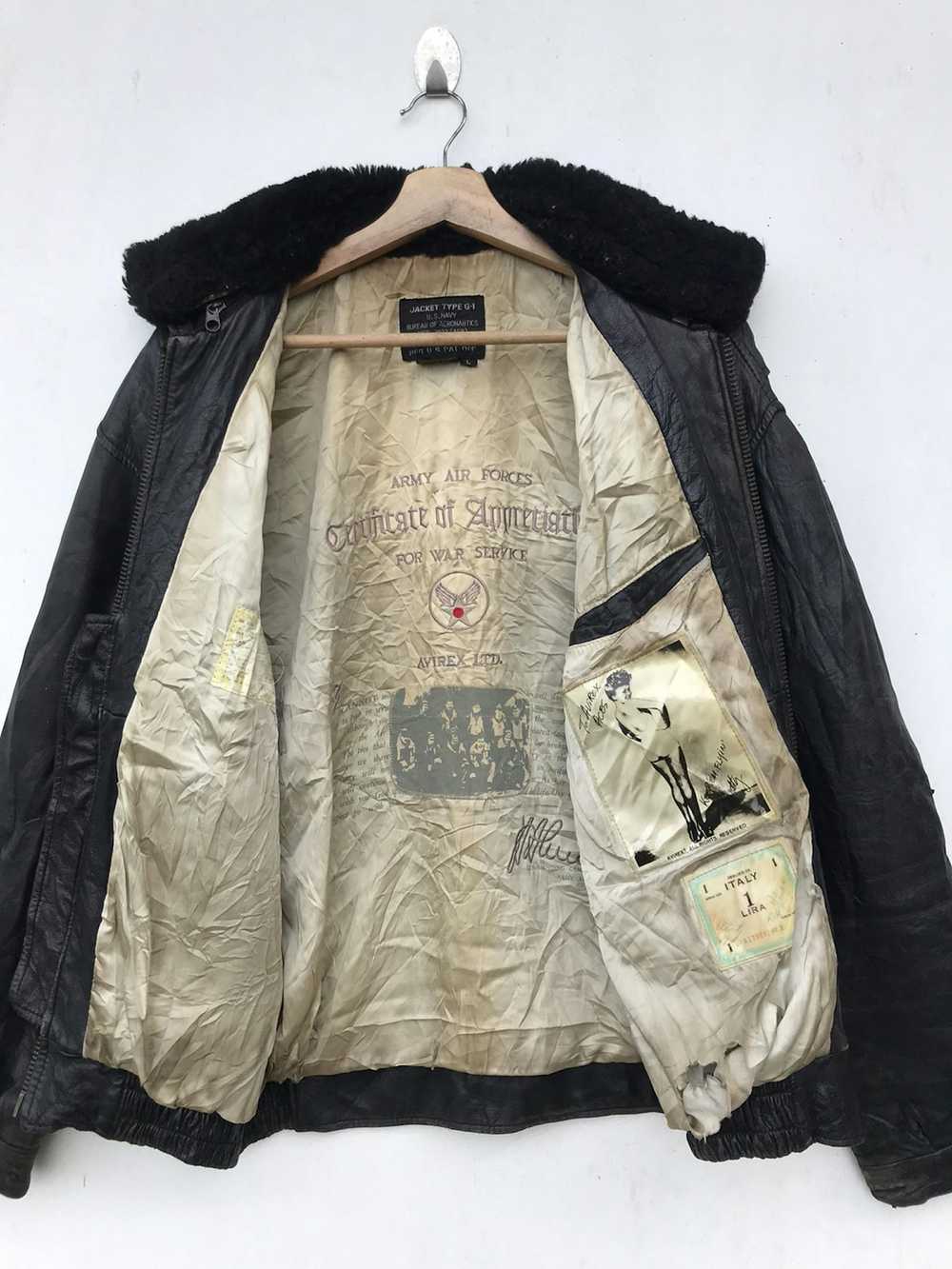Avirex × Leather Jacket × Vintage RARE🔥Vintage 8… - image 5