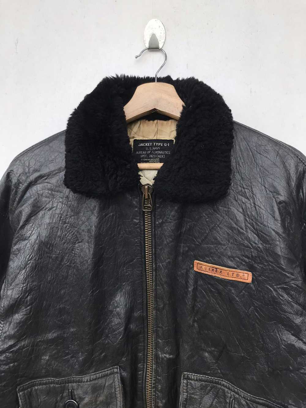 Avirex × Leather Jacket × Vintage RARE🔥Vintage 8… - image 6