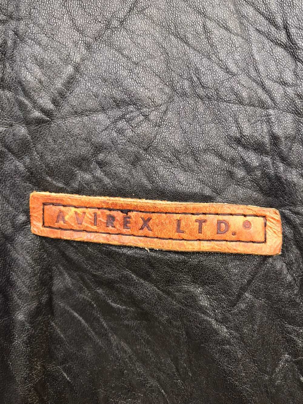 Avirex × Leather Jacket × Vintage RARE🔥Vintage 8… - image 9