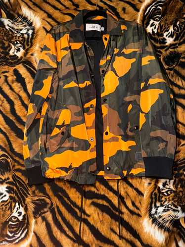 Tiger Print Nylon Coach Jacket