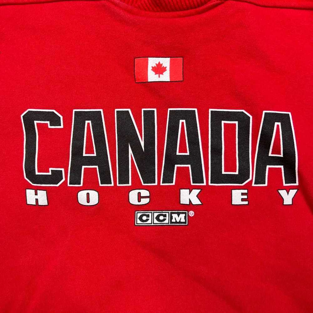 Ccm × NHL × Vintage Vintage 90s CCM Team Canada N… - image 2