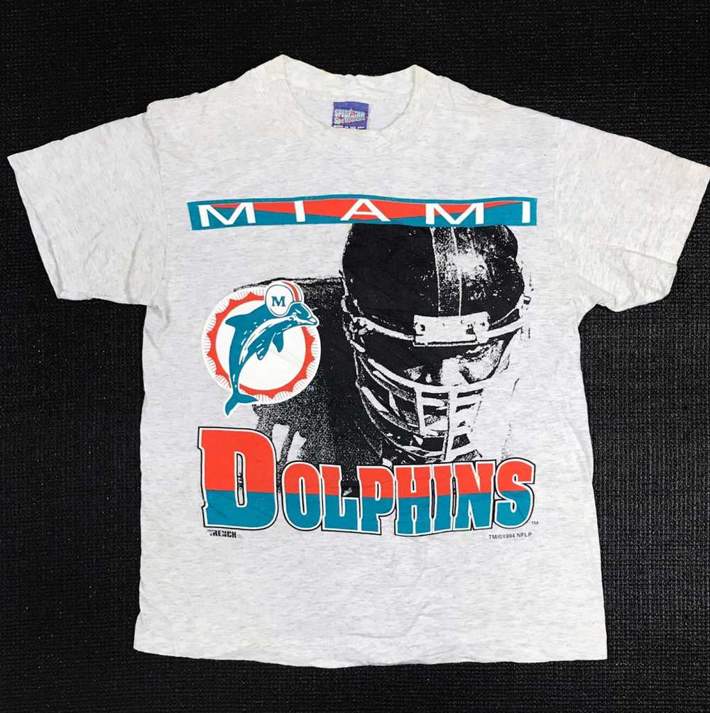 NFL × Vintage Vintage 90s Miami Dolphins Overprin… - image 1