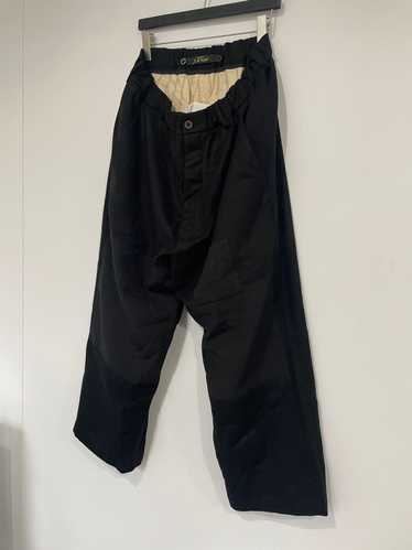 Black, Lined, 3/4 Length Wide Leg Drawstring Trousers 100% Cotton - Etsy