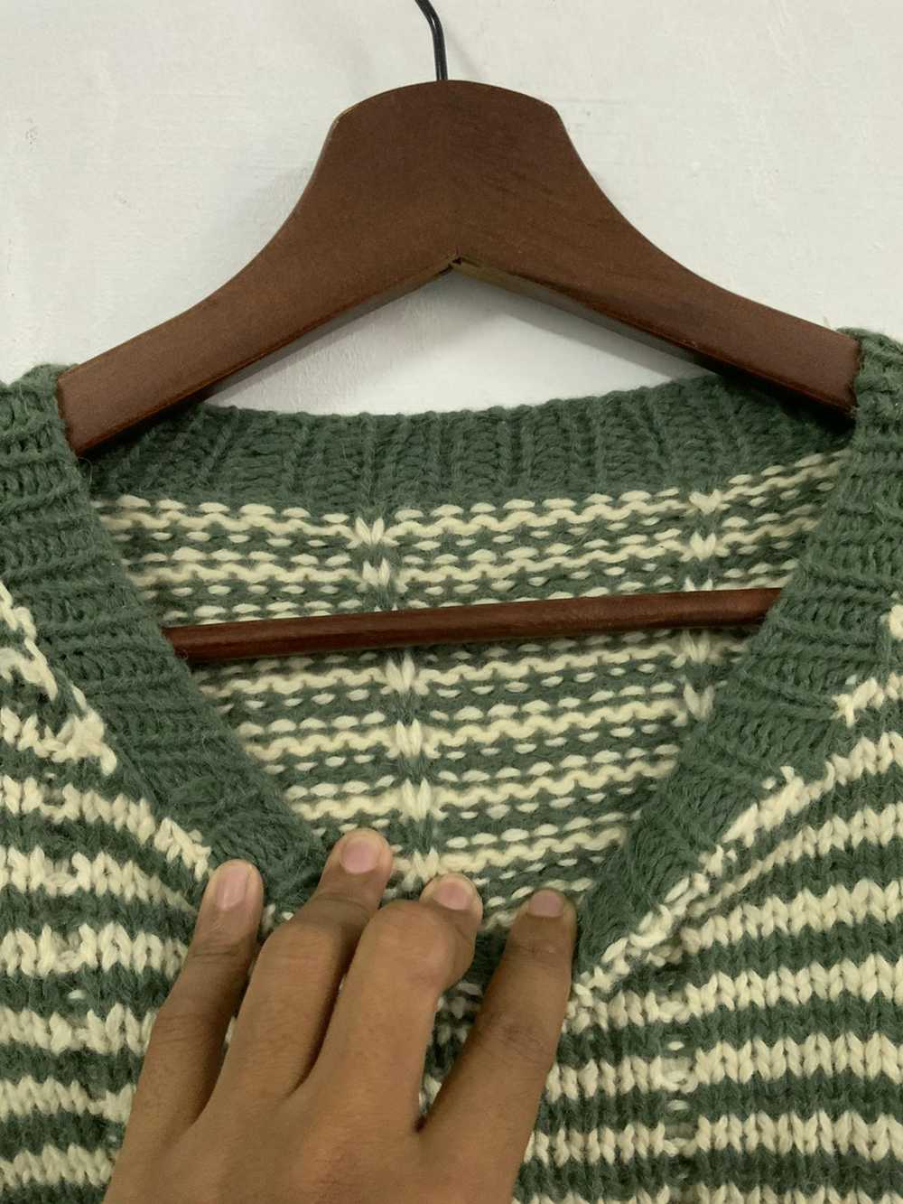 Archival Clothing × Coloured Cable Knit Sweater ×… - image 11
