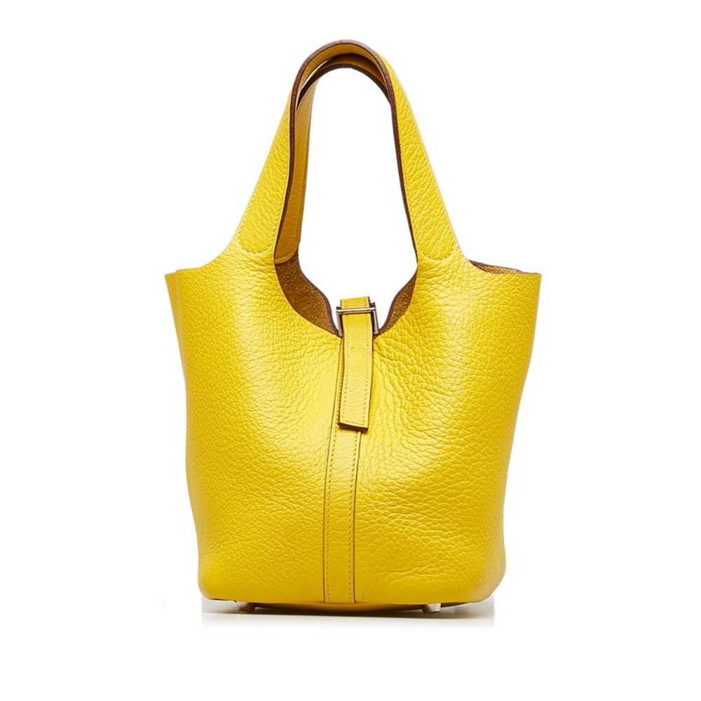 Hermes Hermes Picotin PM Handbag Jaune Ambre Yell… - image 1