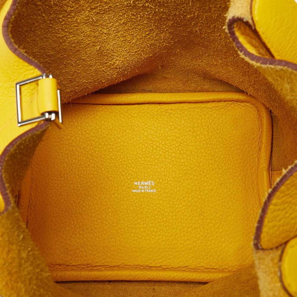 Hermes Hermes Picotin PM Handbag Jaune Ambre Yell… - image 3